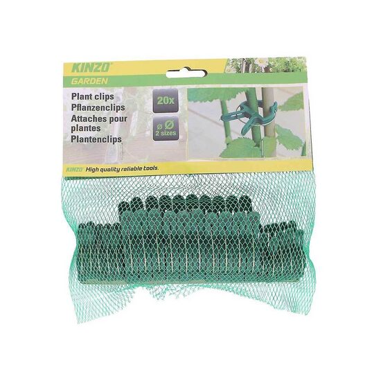 Klipši - knaģi (zaļi) augu piestiprināšanai 20gab